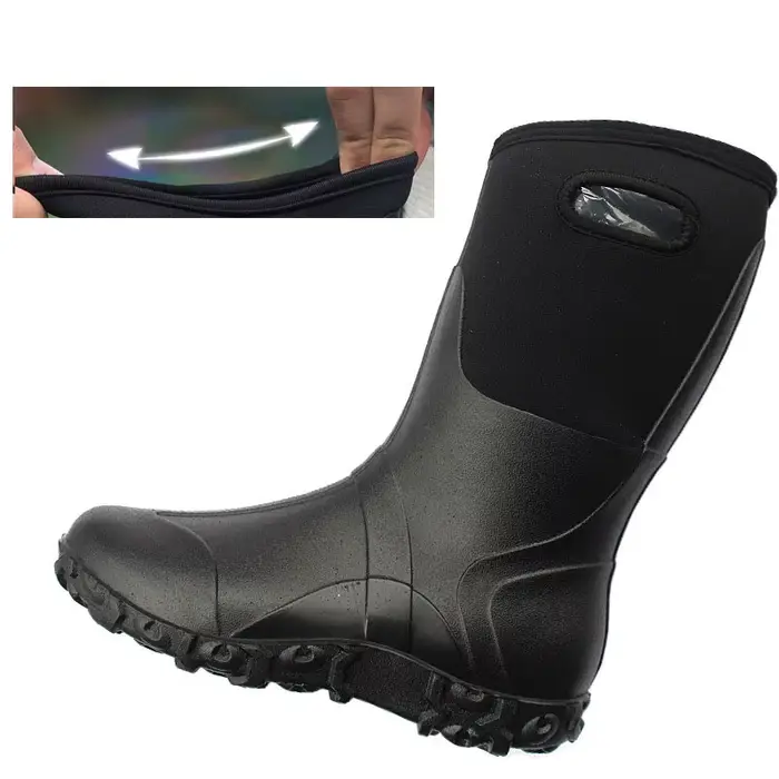 Bottes de pêche imperméables en néoprène haute qualité, camouflage bionique pour chasse et pêche, semelle anti-dérapante