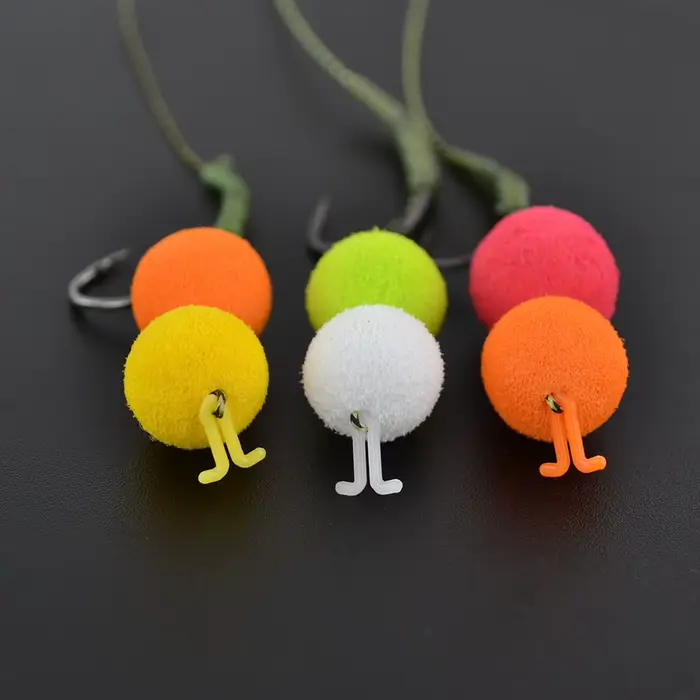 5 Pièces Stoppers V pour Boilies Pêche Carpe - Accessoires Montage Hair Rig Perçage Appâts