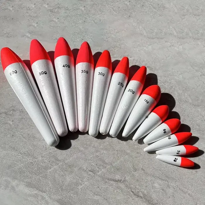 Flotteurs EVA pour pêche en mer 5 pièces - Bouées de lancer avec poids 2g à 50g
