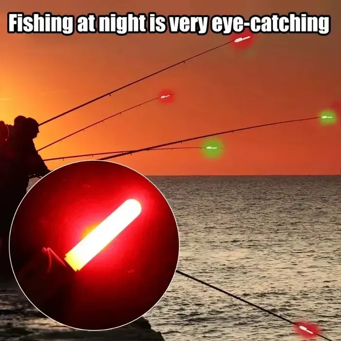 Lampe LED amovible pour canne à pêche étanche - Flotteur lumineux nuit piles CR425