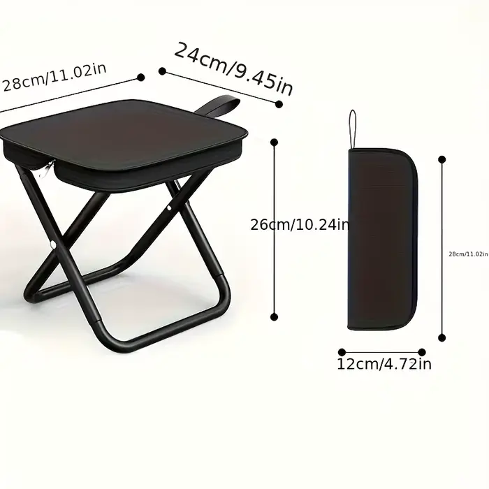 Tabouret de pêche multifonction ultra-léger pliant cadeau idéal pêcheur accessoire pêche portable voyage