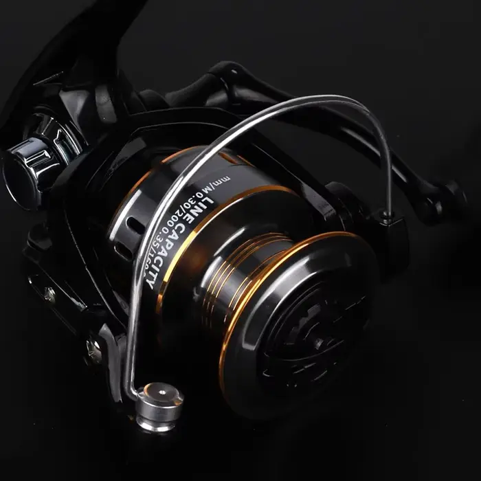 Moulinet de pêche spinning ultra léger professionnel 1000 à 7000, rapport 5.2:1 et frein 26LB pour