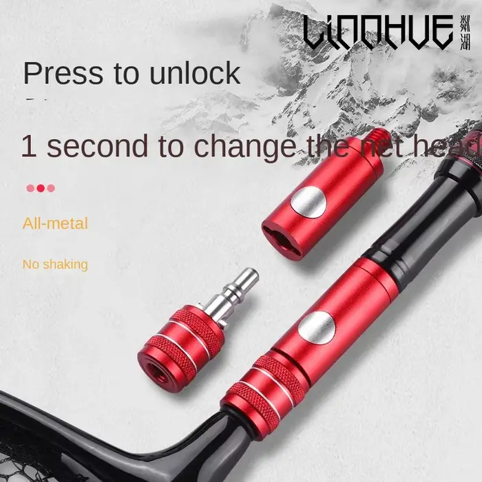 Connecteur universel 8mm LINNHUE pour canne à pêche portable et accessoires de pêche rapide