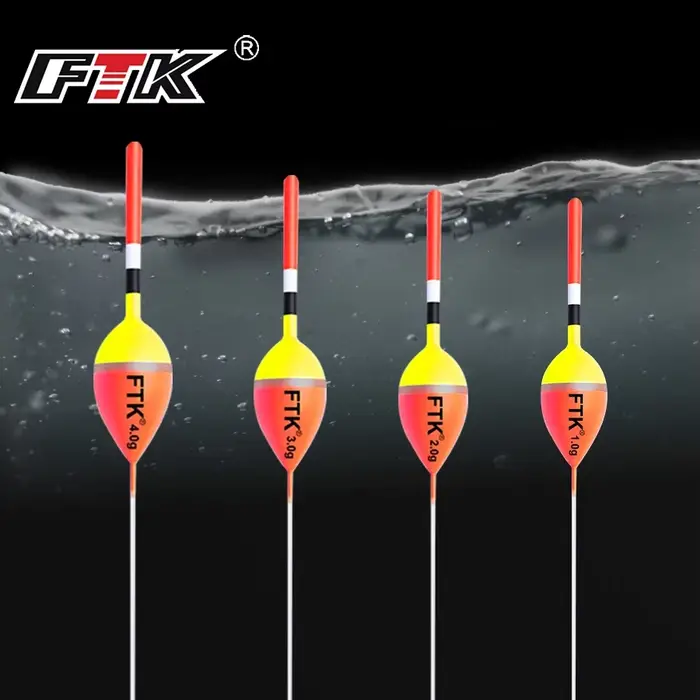Flotteur de pêche vertical Barguzinsky en sapin 5 pièces 18-22.5cm portance 1-4g pour la pêche de la carpe
