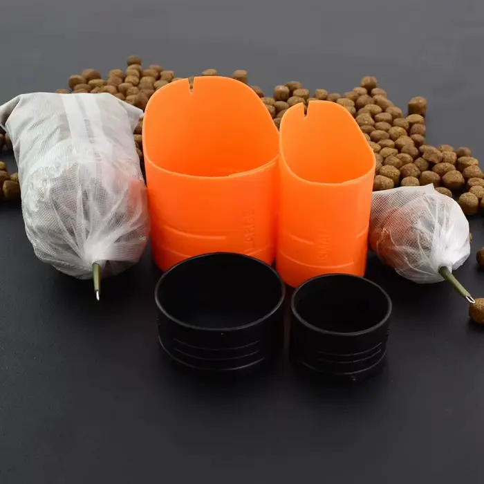 Sacs PVA pêche à la carpe, filet 7x15 cm pour amorçage avec boilies et pellets, lot de 50