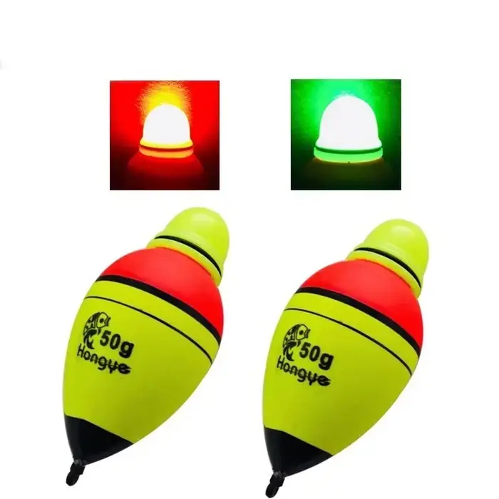 Flotteur lumineux de pêche de nuit EVA 2 à 4 pièces, 30 à 100g, pour surfcasting et roche