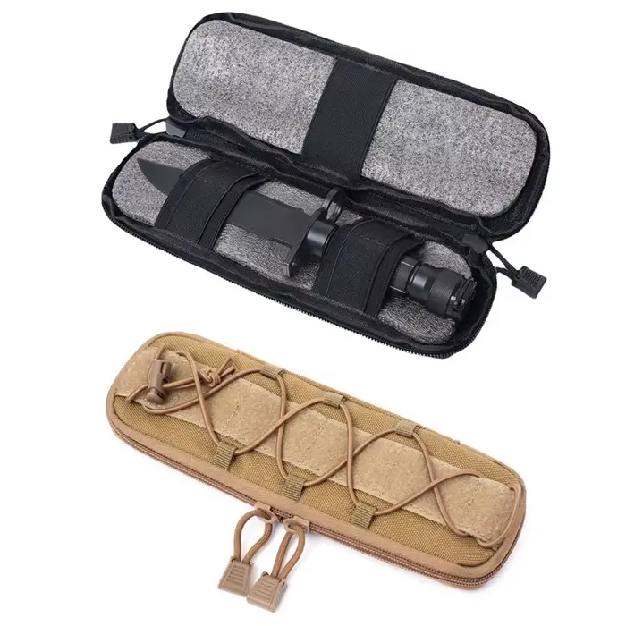 Pochette couteau tactique MOLLE pour pêche plongeante et équipement de survie en mer