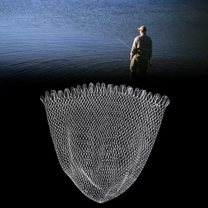 Filet de pêche double ligne tressé 40-80cm pour truite et perche - Maille résistante pour prise en douceur