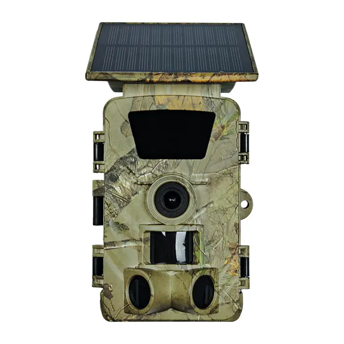 Caméra de chasse solaire 4K 60MP WiFi 2026 - Détection extérieure étanche IP66 vision nocturne grand angle