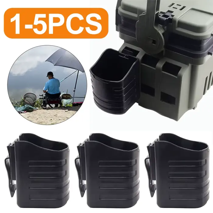 Porte-gobelet vertical pour boîte Meiho - Accessoire rangement boissons pêche