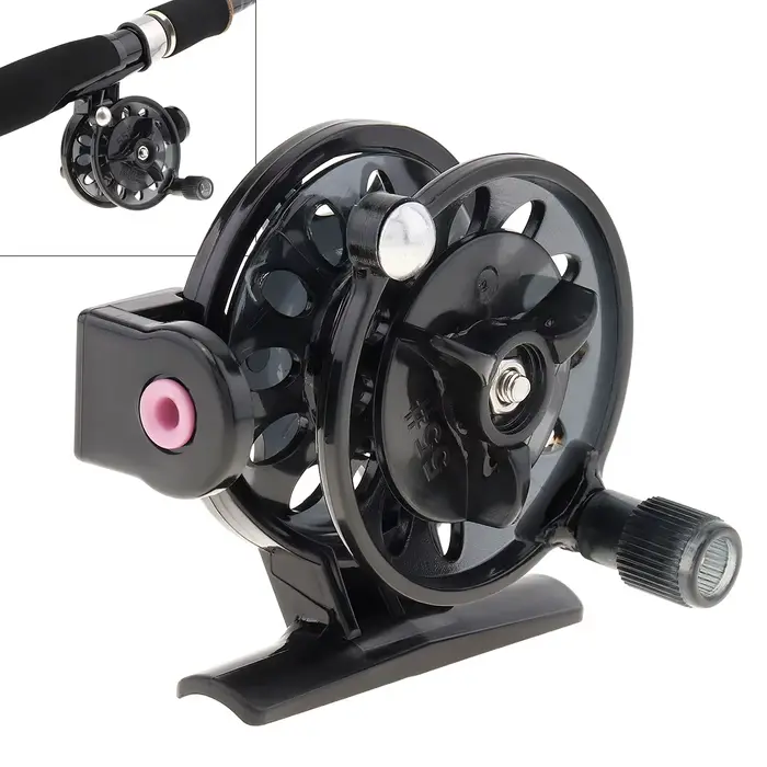 Moulinet ABS ultraléger ICE Former pour pêche carpe avec spool pesca et équipement pêche glace léger
