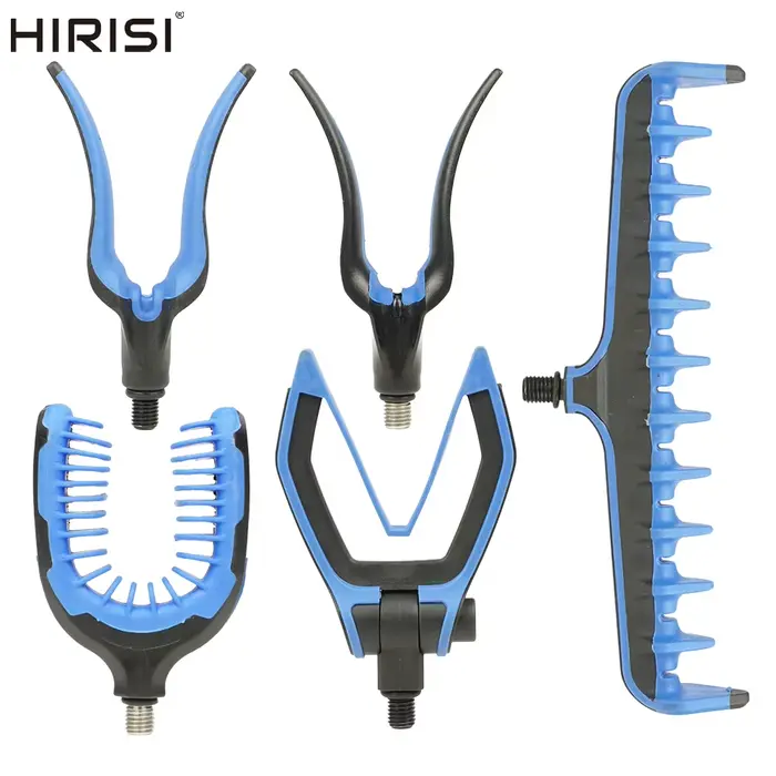 Support canne réglable Hirisi pour buzz bar et alarme - porte canne pêche carpe accessoire fixation