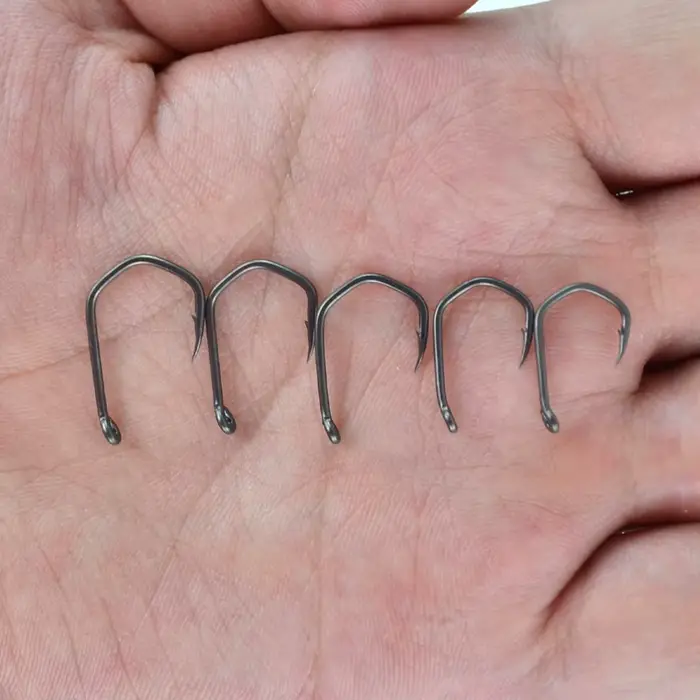 30 hameçons Hirisi micro-barbelés PTFE pour pêche à la carpe - Acier carbone haute résistance