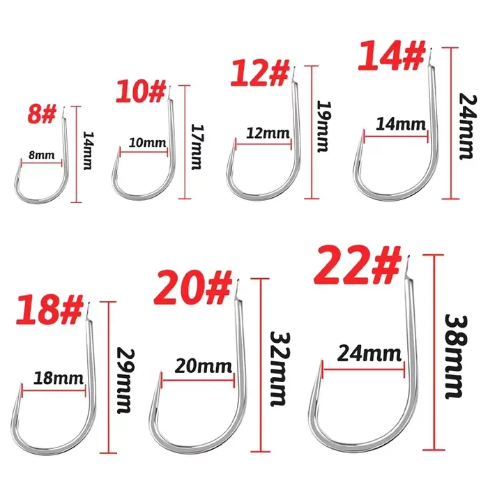 10 hameçons assistés pour leurres de pêche slow jigging en acier haute teneur carbone, plume et barbelures