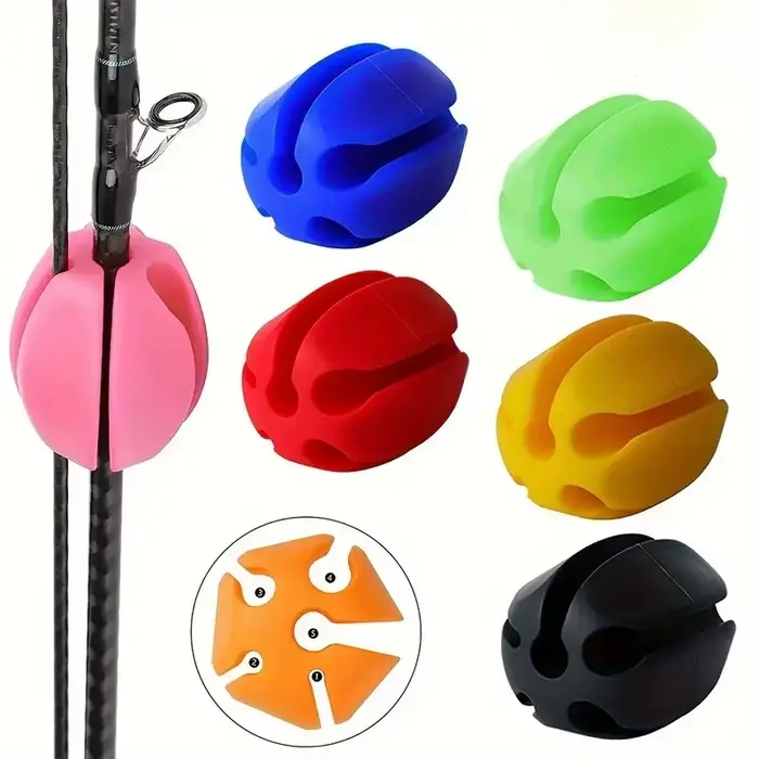 Support de canne à pêche avec clip de retenue et protection pour rangement sécurisé équipement pêche