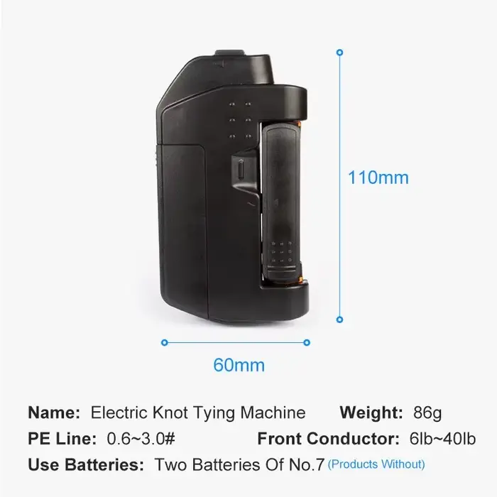 Machine à nœuds électrique Leydun Hot pour pêche - Outil japonais pour nœuds FG PR GT ASSIST