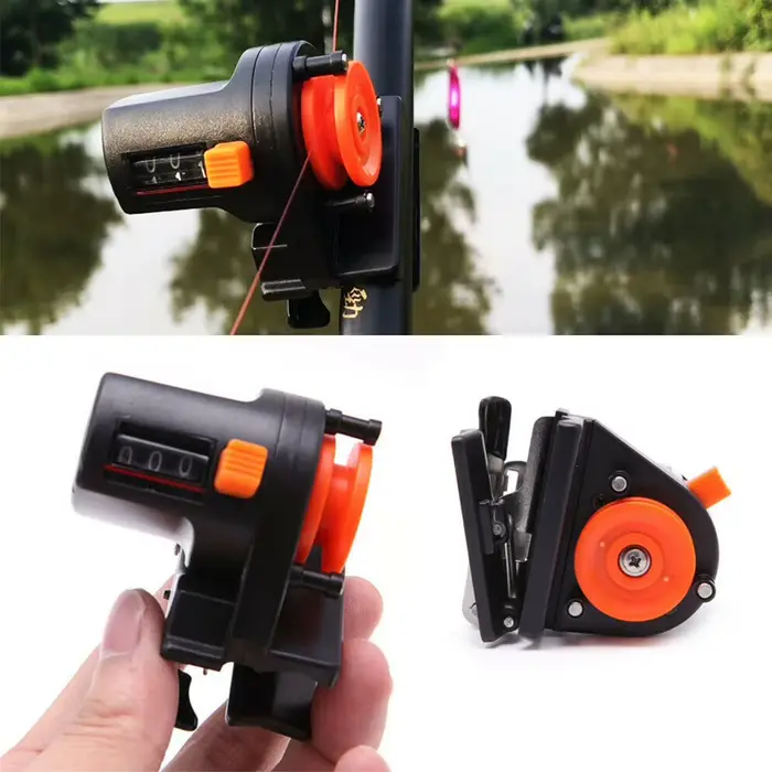 Compteur de ligne pêche 0-999m - Mesureur profondeur équipement pêcheur précis