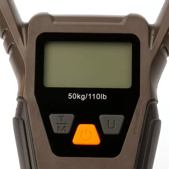 Balance électronique LCD Hirisi 50kg avec règle, pèse-carpes portable antidérapant pour la pêche