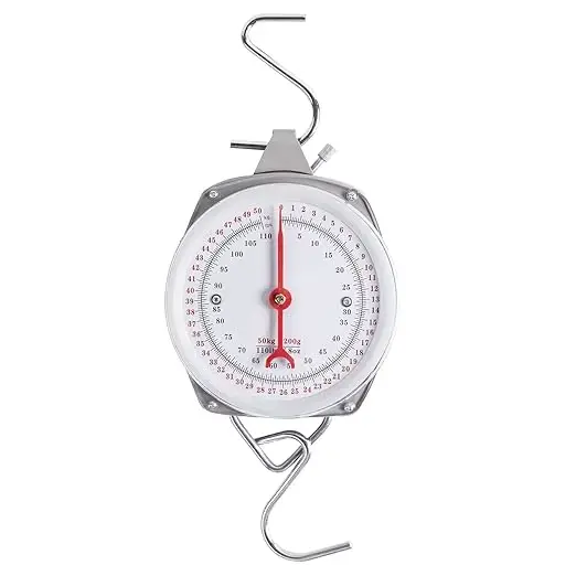 Balance mécanique Goture 110lb/50kg pêche - Pèse-poisson accroche haute précision chasse ferme