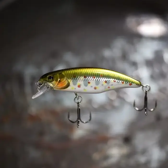 Leurre dur professionnel jerkbait 52mm pour brochet perche, leurre nageur coulant minnow appât carnassier