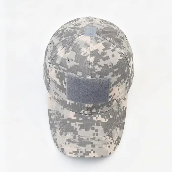Casquette camouflage pêche tactique unisexe - Chasse camping réglable magic tape quotidien
