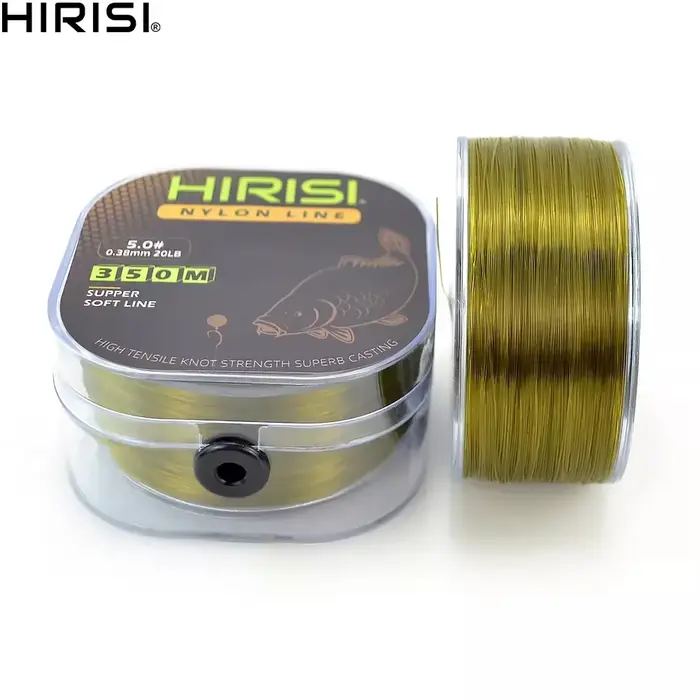 Ligne monofilament nylon Hirisi 350m super résistante pour pêche carpe - accessoires pêche Japon