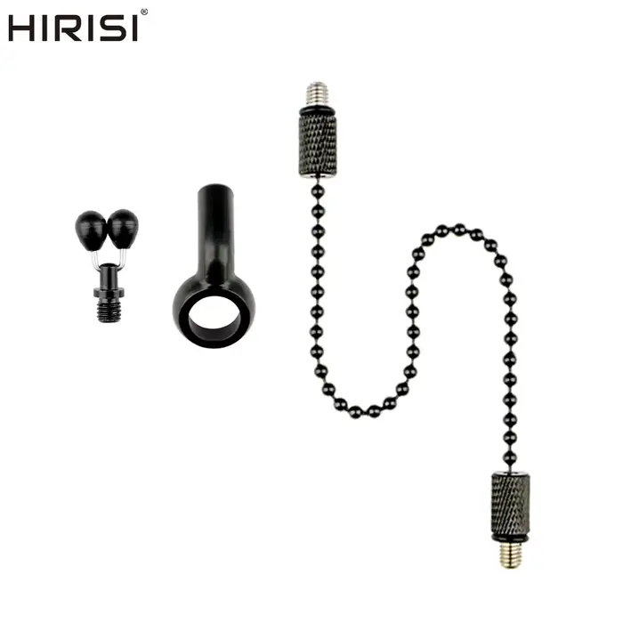 Indicateur de touche swinger pour carpe fishing avec chaîne inox et bobbins réglables