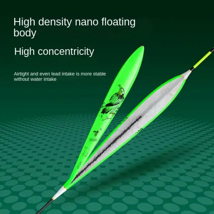 Flotteur leurre triangulaire 2024 pour pêche rocheuse - tube coulissant avec indicateur lumineux sensible