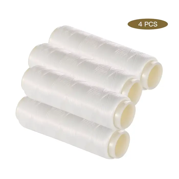 Fil de pêche élastique haute résistance 200 m pour appâts et leurres - Lot de 4 bobines