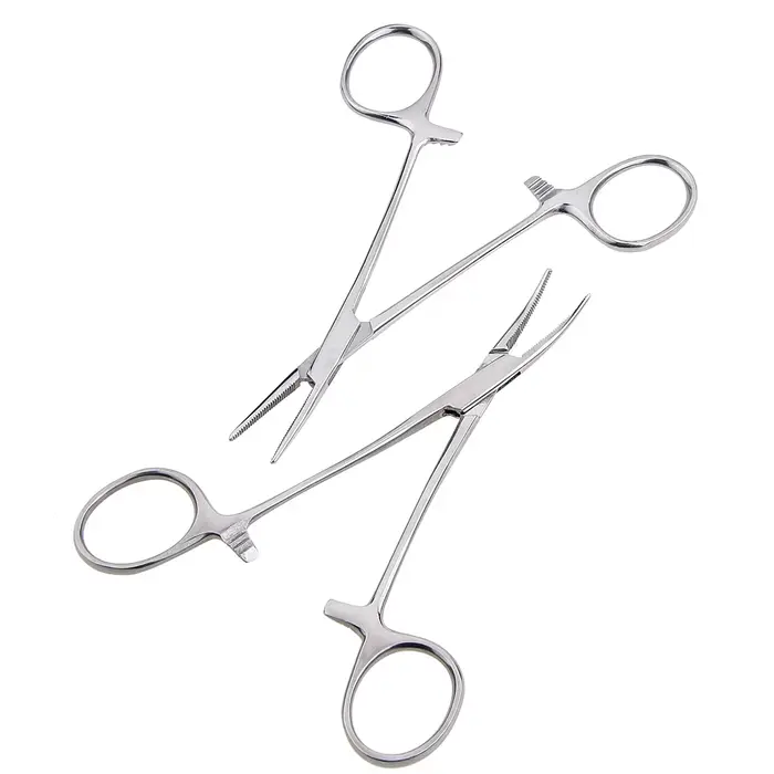 Pince hémostatique outil main 12.5-18cm pour décrocher poissons et soins matériel pêche