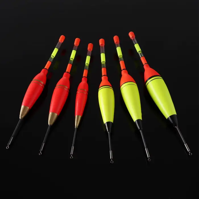 Flotteur de pêche lumineux EVA longue durée pour nuit, vertical et léger 6g à 30g, bâton lumineux flottant