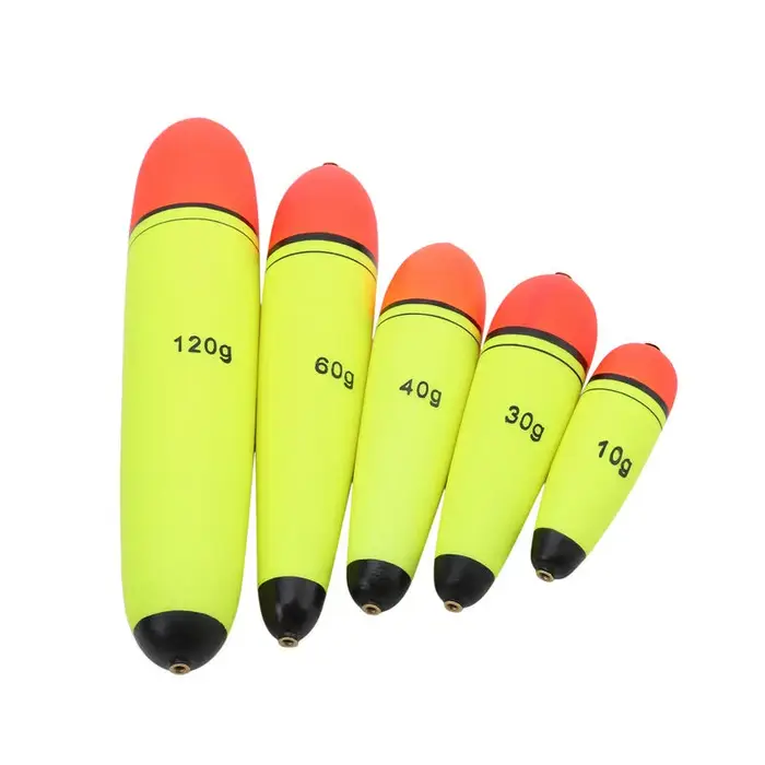 Lot de 4 flotteurs coulissants pêche en liège EVA légers, accessoires et outils pour montages esches