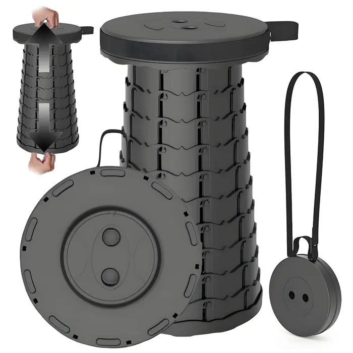 Tabouret pliant portable ultra-léger - Siège compact pour pêche, randonnée et transports