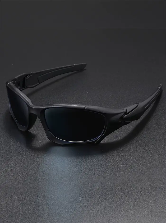 Lunettes de soleil polarisées sport courbées pour hommes et femmes pêche résistance aux chocs