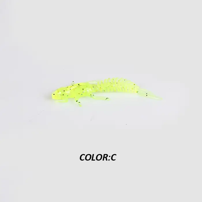 Leurre souple larve 6cm 5cm Reach Soft Lures 2023 - Appât silicone pour pêche en eau douce