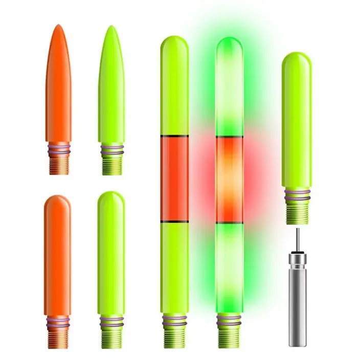 Flotteur électronique Nano LED lumineux pour pêche - Capteur intelligent avec queue fluorescente