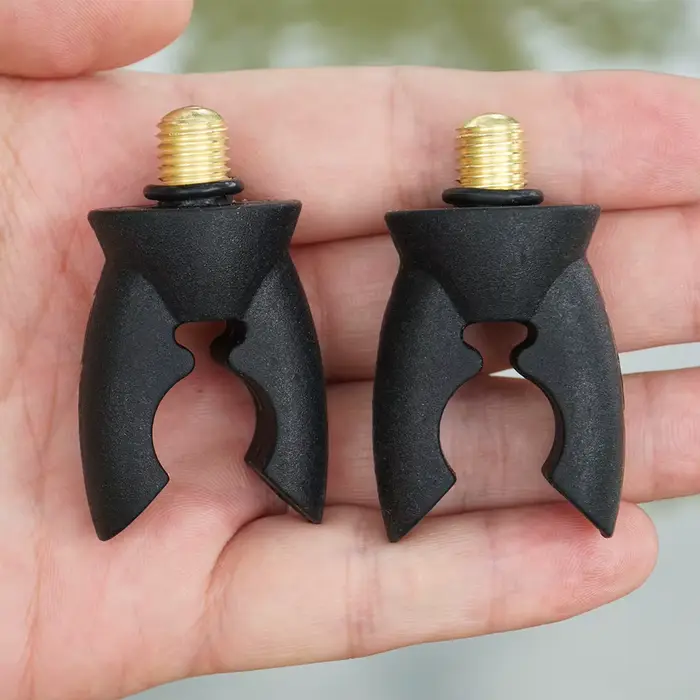 Tête de support de canne avec grip caoutchouc pour alarmes de pêche à la carpe - Modèle AC170