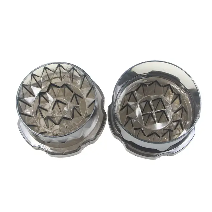 Broyeur à amorce pour carpe - Boîte en plastique fumé avec broyeur intégré pour bouillettes et appâts