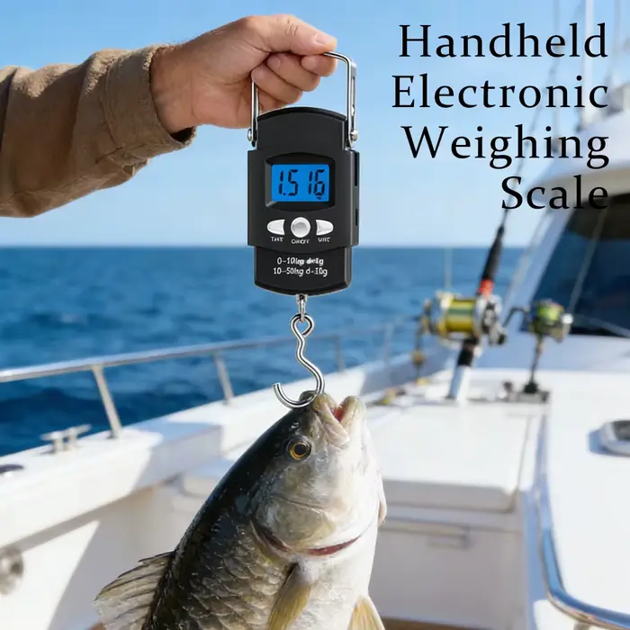 Balance digitale portable avec mètre ruban - Multi-unités pour pêche et voyage