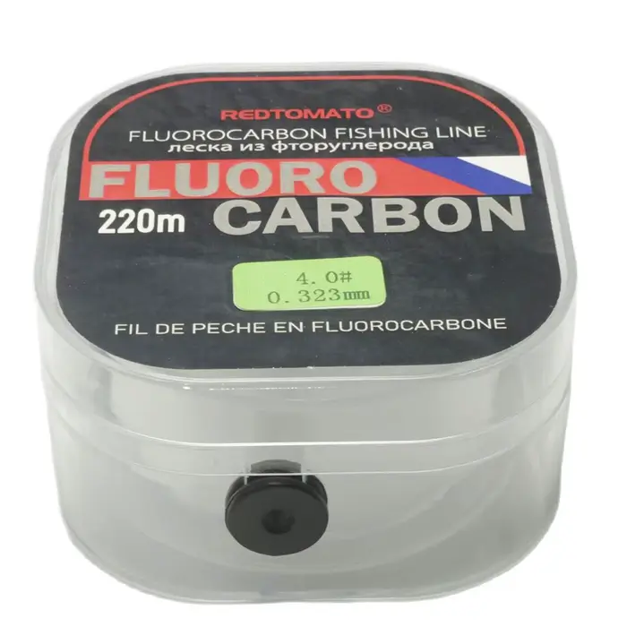 Ligne de pêche fluorocarbone souple 220m pour carpe et truite, leader monofilament résistant