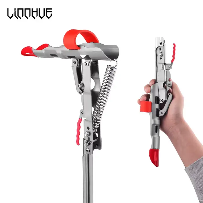 Fishing Rod Holder Automatic Spring Full Stainless Steel Adjustable Sensitivity 