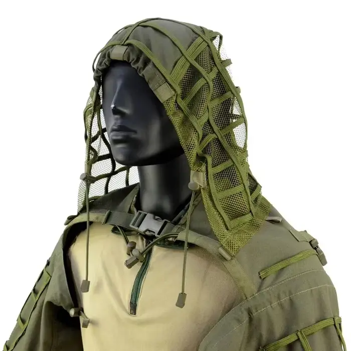 Tenue Ghillie châle sniper tactique airsoft - manteau camouflage combat chasse pêche extérieur