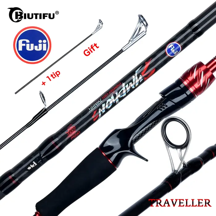 Canne spinning BIUTIFU Fuji T800 Carbon 3.0m - Action rapide 5-42g pour pêche au leurre et rock fishing
