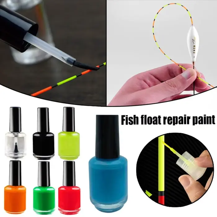 Peinture fluorescente réparation flotteurs de pêche séchage rapide haute visibilité nuit