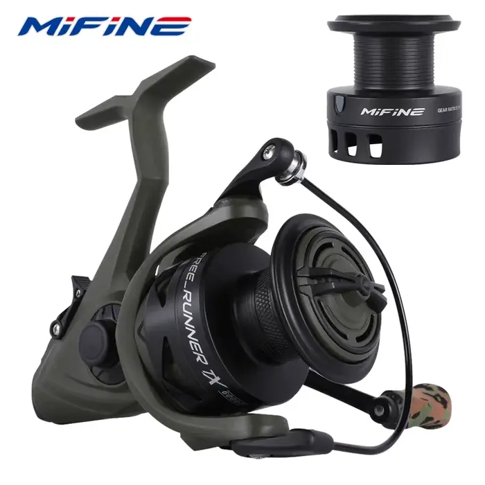 Moulinet spinning ultraléger MIFINE FREE RUNNER TX 5+1BB 3000-6000 pour carpe et pêche eau douce/salée