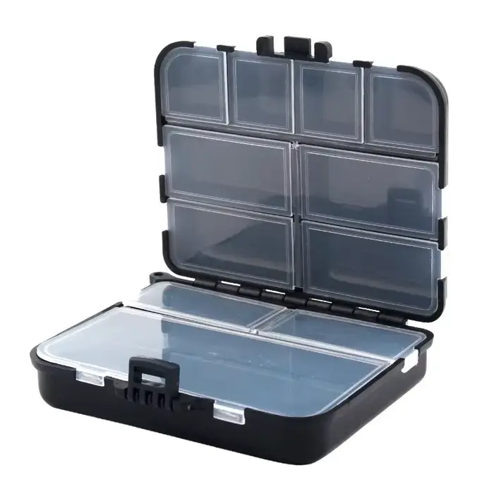 Boîte de rangement pêche double face Luya pour accessoires hameçons leurres organisation matériel
