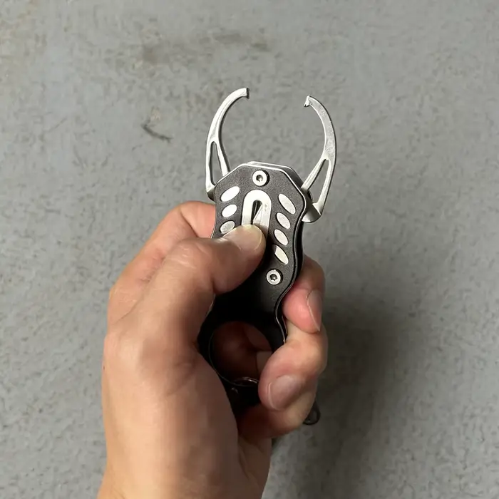 Pince à lèvres poisson inox 304 anti-rouille DNDYUJU pour pêche professionnelle portable