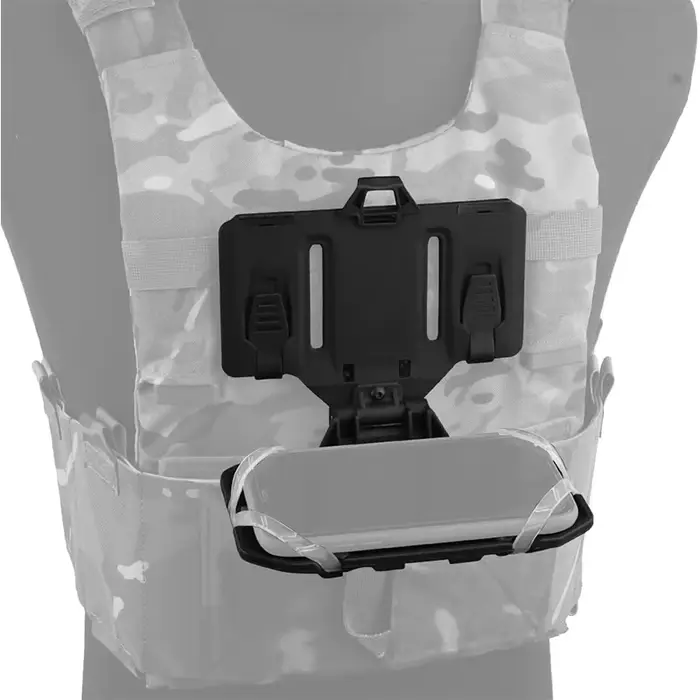 Porte-téléphone pour gilet pêche MOLLE - Support pliant navigation rapide étanche pêche tactique