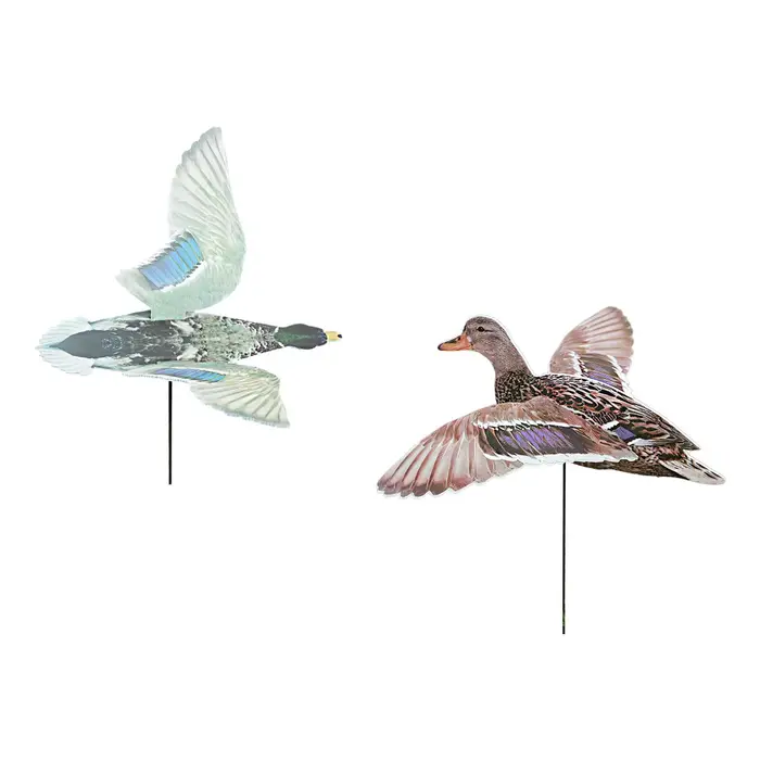 Leurre canard multifonction léger portable - Décoration jardin réaliste ailes déployées