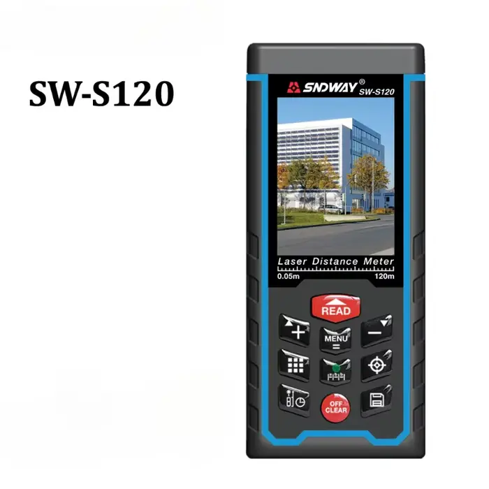 Télémètre laser caméra SW-S120 SNDWAY original 120M - Mesure volume angle haute qualité ruban digital